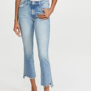 Mother Denim The Insider Crop Step Fray